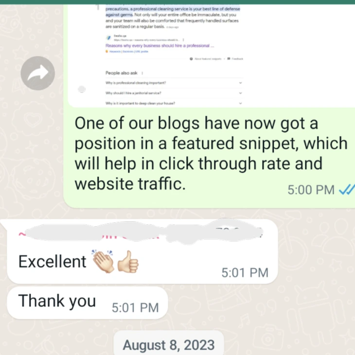 SEO Expert in Kerala Client Review