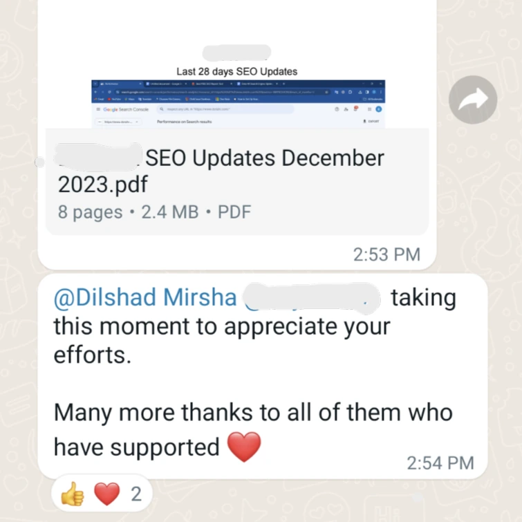 SEO Expert in Kochi Client Review